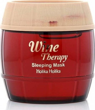 Maskë nate për fytyrë Holika Holika Wine Therapy, 120ml, me verë të kuqe