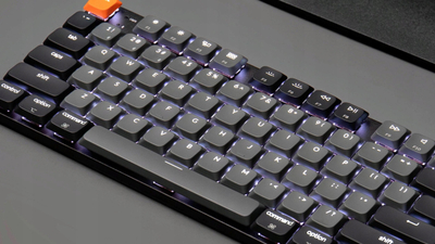 Tастатура механичка безжична Keychron K1 QMK Version 6 K1X-A1, низок профил, со осветлување