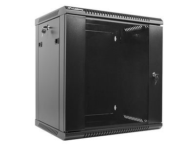Kabinet muror Lanberg WF01-6412-10B, 19", 12U, i zi