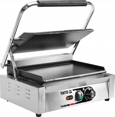 Grill kontakti Yato, 2200W, pllaka gize, trup inox
