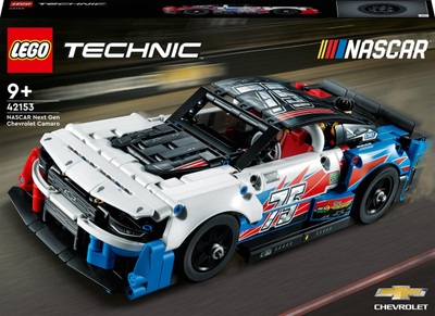 Set ndërtimi LEGO Technic NASCAR Chevrolet Camaro ZL1 42153, makinë garash për me bo vetë, shumëngjyrësh