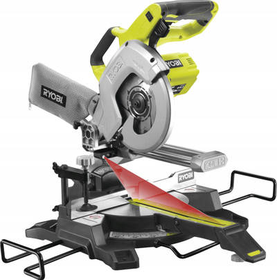 Sharrë prerëse rrëshqitëse Ryobi ONE+ R18MS216-0, 216mm, 18V, pa bateri