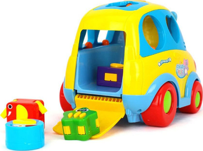 Lodër autobus inteligjent Smart Bus, me drita, me tinguj, shumëngjyrësh
