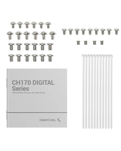 Kuti kompjuterike DeepCool CH170 Digital WH, Mini ITX, gaming, e bardhë