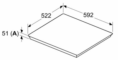Plitë me induksion Bosch PVQ61RHB1E, 60cm, 4 zona, e zezë