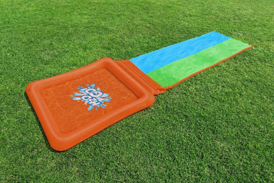 Rrëshqitëse uji dopjo për kalamoj 1life BESTWAY Double Water Slide Super Splash, 531cm, pishinë 129L, me sprucues