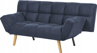 Divan krevati INGARO, mekanizëm click clack, stil skandinav, blu navy
