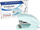 Kapesë letrash mini STARPAK 519783, 20 fletë, kapëse 24/6 26/6, blu pastel