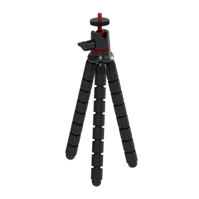Tripod PULUZ fleksibël me kontroll në distancë për telefona celularë (Apple) dhe kamera sportive (DJI Action, GoPro, Insta360)