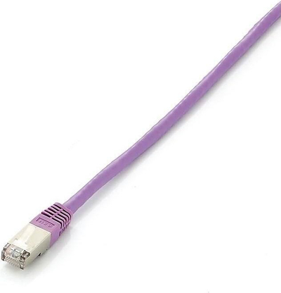 Мрежен кабел Equip Platinum, Cat.6A S/FTP, 3m, виолетов