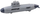 Lodër nëndetëse Leanto Submarine Ship Shooting Torpedoes, 28cm, plastike, gri