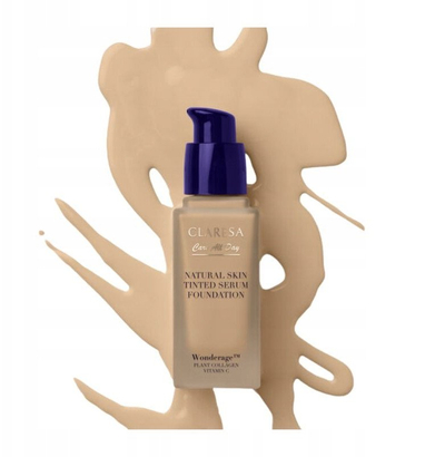 Фондација Claresa Natural Skin Tinted Serum, 32ml, нијанса 2wo Medium Olive
