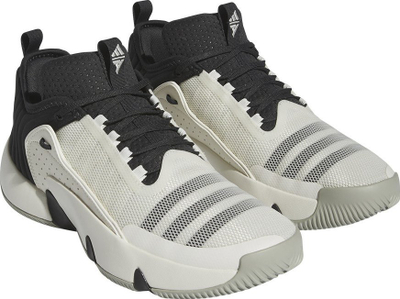 Këpucë basketbolli Adidas Trae Unlimited për burra, nr 46, të bardha me të zeza