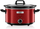 Tenxhere gatimi i ngadalshëm Crock-Pot 3.5L, 2 nivele temperature, e kuqe