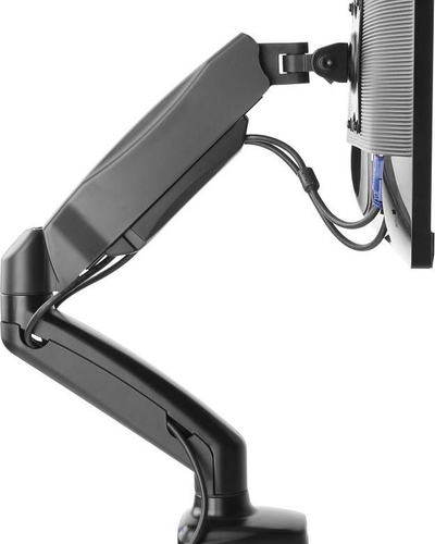 Mbajtëse tavoline për monitor Cabletech UCH0208-1, 13"-27", kapëse metalike, e zezë