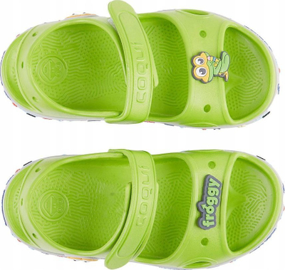 Sandale për kalamaj Coqui Yogi Jr, CoquiAir, me rrip që rregullohet, jeshile