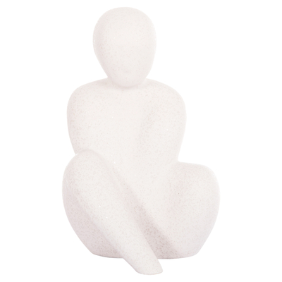 Dekor tavoline Homo 2 13,8x12,5x21Hcm (HM4595), bardhë
