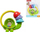 Lodër për bebe Fisher Price Turtle Clacker, e lehtë për t’u kap me dorë, pa BPA, me shumë ngjyra