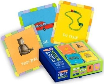 Set kartash edukative “Children's Collection First Words”, për me mësu anglisht për kalamajt