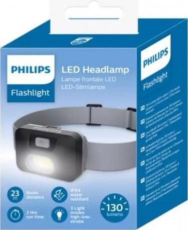 Llambë koke Philips SFL1000H/10, LED 130 lm, IPX4, e zezë