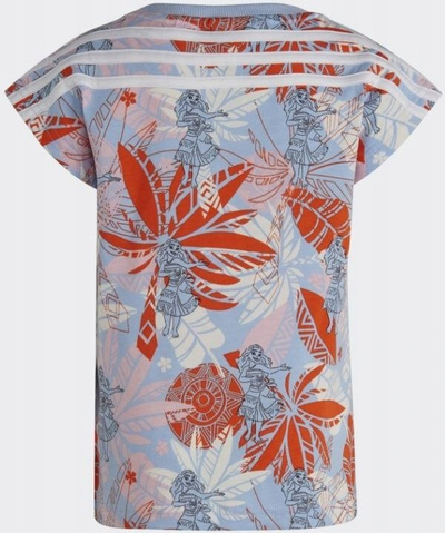 Set bluzë dhe fund Adidas x Disney Moana Infant, për goca, pambuk, blu