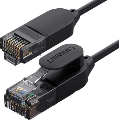 Kabllo rrjeti Ugreen 70653, Ethernet RJ45, Cat 6A 3m, e zezë