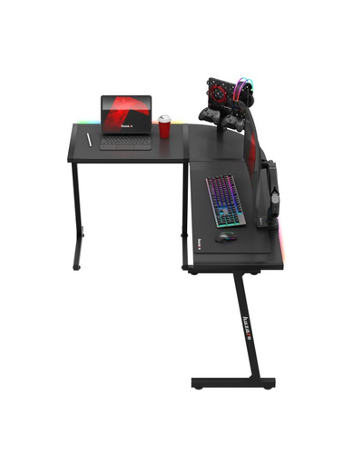Tavolinë lojërash Huzaro Hero 6.0, RGB LED, e zezë