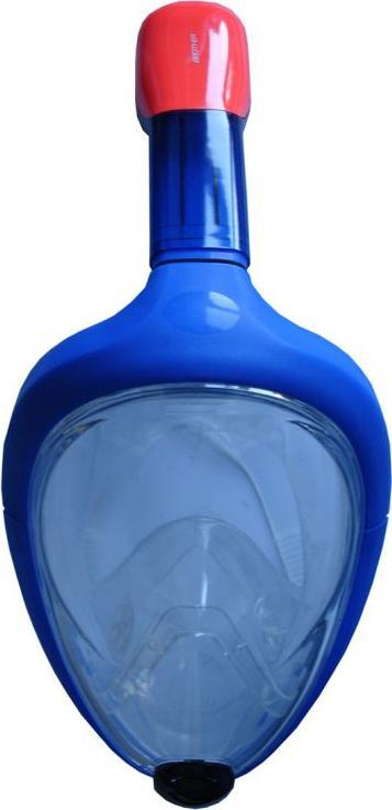 Маска за нуркање full-face P1501L-MO, интегриран шнорхел, големина L, сина