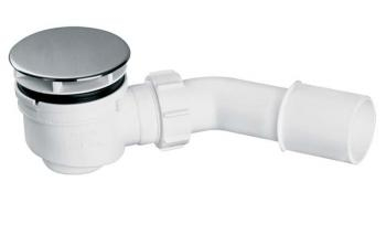 Сифон за туш McAlpine HC252588B, капак хром 52mm, висина 65mm, хром