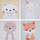 Set tablo kanavace Beliani BOMBI, 4 copë, 30x30cm, shumëngjyrësh
