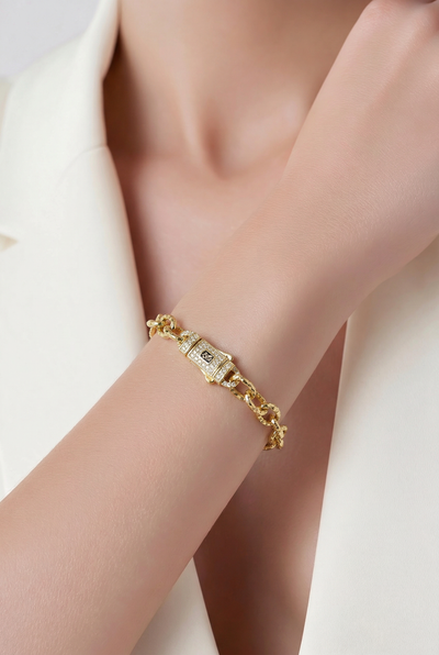 Monaco Chain Bracelet – White Store Collection