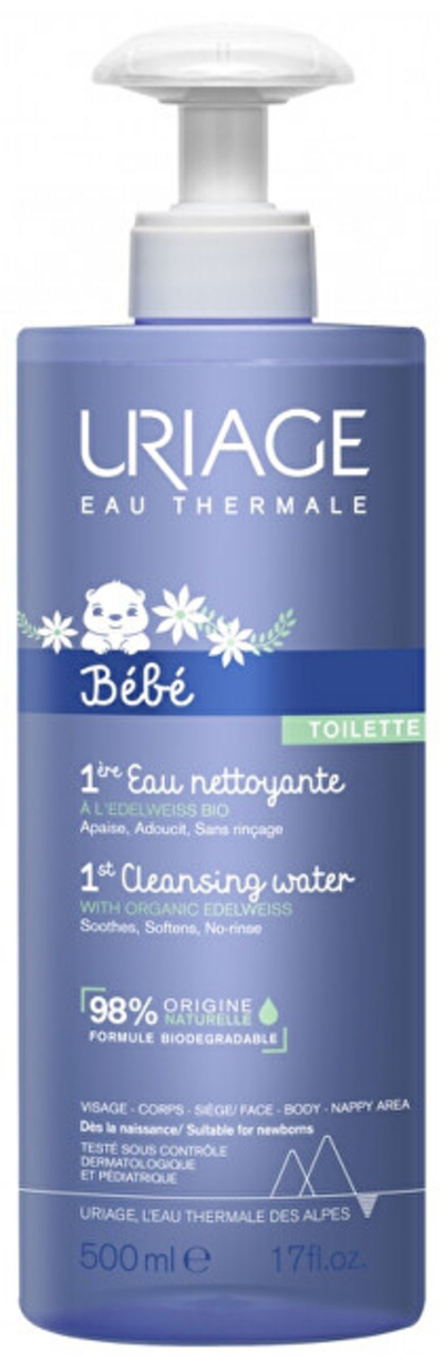 Ujë pastrues për bebe Baby 1st Cleansing Water, pa shpëlarje, për lëkurë të ndjeshme