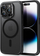 Mbrojtëse telefoni ESR Classic Hybrid HaloLock për iPhone 14 Pro, MagSafe, mban mirë goditjet, transparente me të zezë