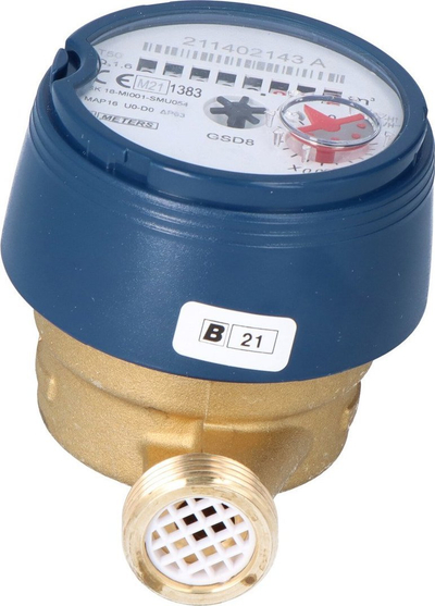 Matës uji BMETERS GSD8-I, 1/2", 1.6 m3/h, për uj t’ftohtë