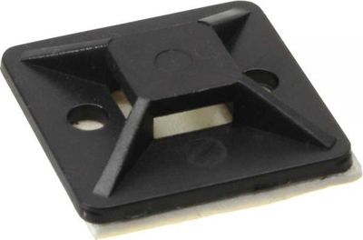Organizer kabllosh InLine Mounting of cable tie 59965J, 40x40mm, set 10 copë, i zi