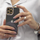 Mbrojtëse telefoni Hurtel Fashion Case për Samsung Galaxy A12 5G, xhel e tejdukshme, kornizë metalike, vjollcë
