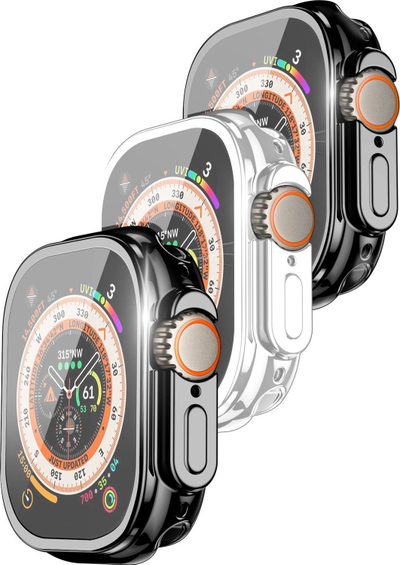 Mbrojtëse ore Dux Ducis Somo Series për Apple Watch Ultra 49mm, TPU, e zezë