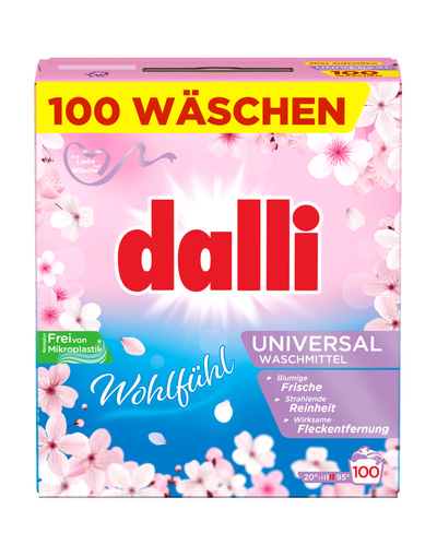Detergjent për rroba Dalli, 100 larje, 6kg