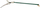 Sharrë degësh teleskopike Draper Tools 33855, jeshile