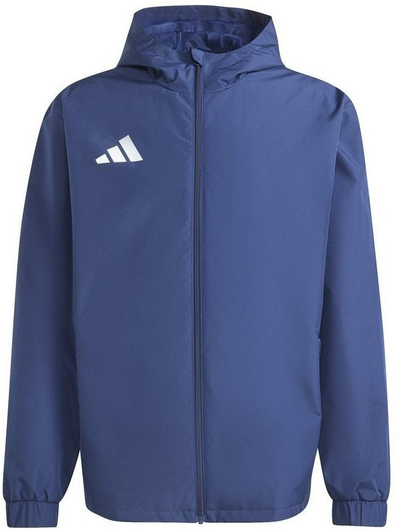 Xhaket sportiv Adidas Performance Entrada 26 All Weather, me kapuç, blu navy