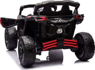 Makina elektrike për kalamaj Lean Toys Buggy Can-am DK-CA003, 24V, 2 ulëse, e kuqe