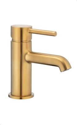 Rubinet lavamani KFA Moza 5032-815-31, montim në këmbë, brushed gold