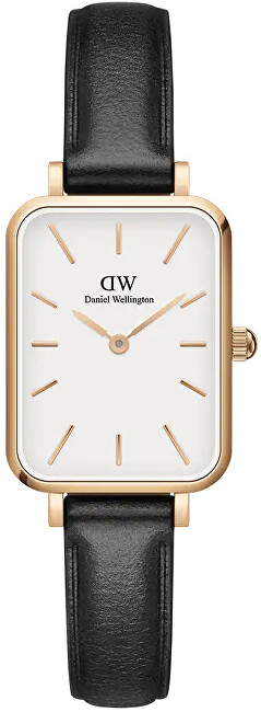 Orë dore Daniel Wellington Quadro 20 X 26 Pressed Sheffield RG White DW00100434
