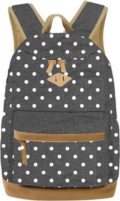 Çantë shpine Beniamin Youth Backpack Basic, me ndarje për laptop, me pika, gri