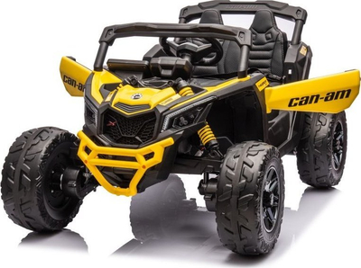 Makinë elektrike Lean Cars Can-Am DK-CA003, 4x4, e verdhë