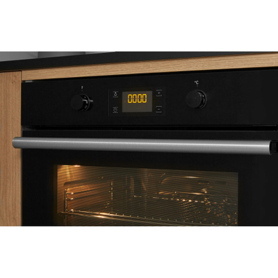Furrë Hotpoint Ariston FA2 841 JH BL HA, e zezë