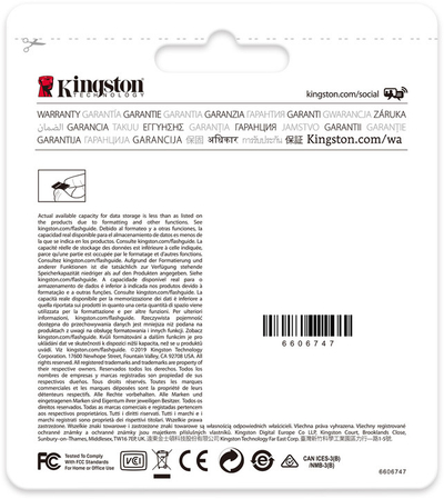 Kartë e memories Kingston Micro SDXC 128GB Endurance UHS-I