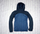 Xhaketë shiu Jack Wolfskin Texapore, kundra ujit, me kapuç, blu e errët