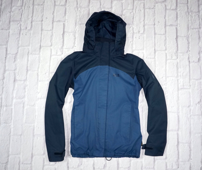 Xhaketë shiu Jack Wolfskin Texapore, kundra ujit, me kapuç, blu e errët