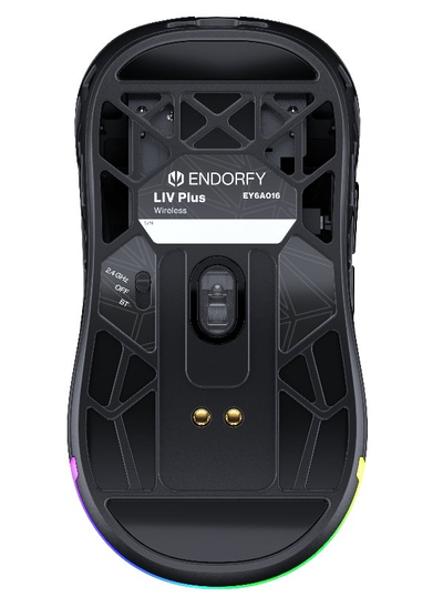 Maus Endorfy LIV Plus Wireless, sensor PixArt PAW3395, 26000 DPI, i zi